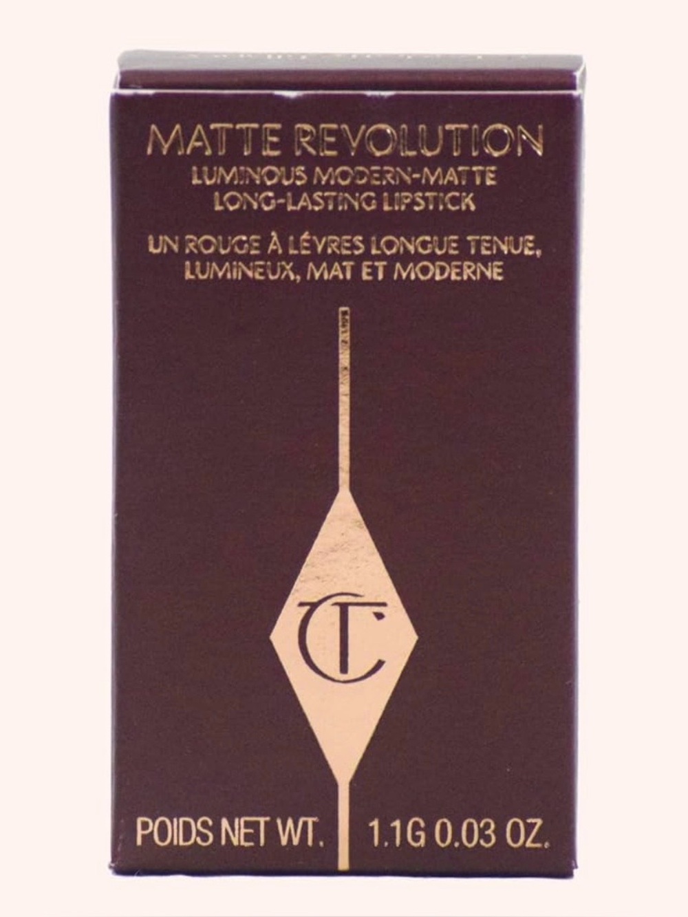 Charlotte Tilbury Matte Revolution lipstick ~ Pillow Talk~ Travel Size